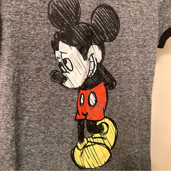 Disney Mickey Mouse Medium T-shirt Gray - Picture 2 of 5